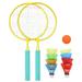 NUOLUX 1 Set of Kids Badminton Rackets Kids Badminton Training Tool Parent-Child Interactive Rackets Blue