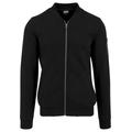 Sommerjacke URBAN CLASSICS "Herren Sweat Bomber Jacket" Gr. M, schwarz (black) Herren Jacken Übergangsjacken