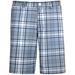 Plaid Cool-Stretch Men s Golf Shorts (Grey)