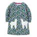 Rovga Casual Dresses For Girls And Toddler S Long Sleeve Dress Cartoon Floral And Cute Sheep Appliques Flared Dress For 2Y To 7Y Party Birthday Girl Dress