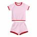 Summer Outfits Set For Kids Boys Baby Toddler Children S Soft Short Sleeved Shorts For Set For Casual Two Piece Set For Children Aged 1 To 5 For 2-3 Years