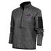 Women's Antigua Heather Black Scranton Wilkes-Barre RailRiders Fortune Half-Zip Pullover Jacket