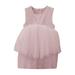 Summer Dresses For Girls Toddler Children Round Neck Sleeveless Princess Dress Lace Puffy Dresses Party Wedding Prom Dresses For 5-6 Years