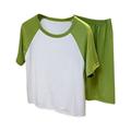 Summer Outfits Set For Kids Boys Baby Toddler New Children S Thin Short Sleeved Round Neck T Shirt And Solid Color Shorts Fashion Casual Home Suit For 2-3 Years