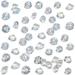 JUNWELL 1300 Assorted Glass Rondelle Beads AB Gemstone Drilled Loose Beads Clear Glass Craft Beads Faceted Sparkle Beads for Jewelry Making Necklace Bracelet Earring.