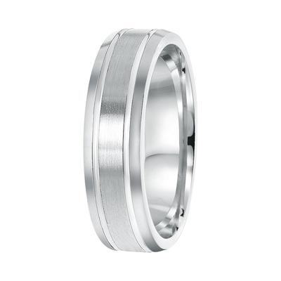 Lucardi Ringe 'Dubrovik' 925 Silber - silbern 58mm Herren Image