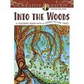 Pre-Owned Creative Haven Into the Woods: A Coloring Book with a Hidden Picture Twist Paperback