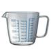 Hadanceo 500ml Heat Resisting Glass Measuring Cup Milk Water Scale Microwave Tool 500ml