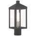 Nyack 1 Light Scandinavian Gray Outdoor Post Top Lantern