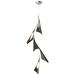 Plume 15"W 5-Light Oil Rubbed Bronze and Standard LED Pendant