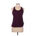 Balance Collection Active Tank Top: Purple Activewear - Women's Size Medium