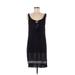 J.Crew Casual Dress - Shift: Black Print Dresses - Women's Size X-Small