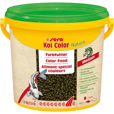 Sparpaket: 2x3800ml Sera Koi Color Nature Medium Fischfutter