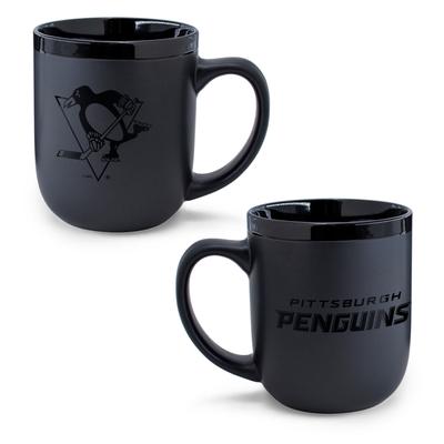 Pittsburgh Penguins Schwarze Keramiktasse 17oz Image