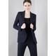 Blusenblazer IMPERIAL "Boyfriend-Blazer" Gr. L (40), blau (blu scuro) Damen Blazer Blusenjacken