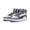 Sneaker PUMA "CAVEN 2.0 MID", Gr. 43, schwarz-weiß (puma weiß, puma schwarz, strong gray, puma silber), Synthetik, unifarben, sportlich, Schuhe