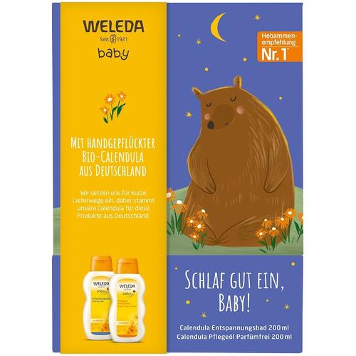 Weleda – Geschenkset Baby Entspannung Babycreme & Öle