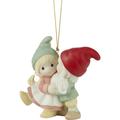 Precious Moments Gnome-body Like You Christmas Hanging Figurine Ornament Ceramic/Porcelain in Green/Red/White | 3.62 H x 1.34 W x 3.82 D in | Wayfair