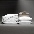 Pillow Guy Standard Cotton 10 Piece Comforter Set Down/Cotton Sateen in White | Queen Comforter + 9 Additional Pieces | Wayfair PG-BN-TCD-ST-Q