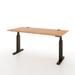 Inbox Zero Kyrein Standing Desk Wood/Metal in Black/Brown | 48 W x 30 D in | Wayfair 699484CC6AD14CE7A8061B711D3E4B4D