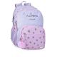 Pepe Jeans Becca Schulrucksack, Doppelfach, anpassbar, Lila, 32 x 46 x 22 cm, Polyester, 32,38 l, dunkelviolett, Talla única, Schulrucksack mit doppeltem Fach, anpassbar an den Trolley