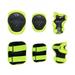Children Sports Protective Gear Knee Pads And Elbow Pads 6 in 1 set Adjustable Riding Skating Protective Gear New