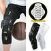 Anvazise Kids Sports Knee Pad Anti-collision High Elastic Pressurization Protection Good Stretch Knee Pad for Riding Black M