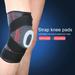 Grofry Hinged Knee Brace Sweat Absorb Reduce Friction Pain Relief Kneecap Running Cycling Knee Support Brace for Exercise L