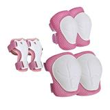 Pads Breathable Safe Lightweight for Rock Climbing Sports Skating Pink