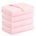 1 Pack 4 Dog Bed Blanket Mat Soft Warm Cat Blanket Fuzzy Throw Pet Blanket Cozy Puppy Blankets for Guinea Pig Fleece Cage Liners Small Animal Medium Large Dogs (Light Pink 24 x 32 Inch)