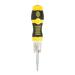 5 In 1 Multi-function Screwdriver with LED Flashlight without Battery (Yellow)