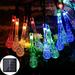 Summer Savings! WJSXC Home Decor Clearance 5 Meters 20 Lights Water Drop Decoration Winter Decoration LED Bubble Lantern Solar String Light