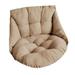 Hanging Chair Cushion Patio Hanging Egg Chair Pad for Balcony Garden Hammock Light Brown