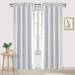 Amay Rod Pocket Curtain Panel Greyish White 150 Inch Wide by 108 Inch Long-1 Panel