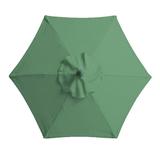 SRstrat Solar Umbrella Lighted Patio Umbrella Table Market Umbrella with Tilt and Crank Garden Umbrella Outdoor Stall Umbrella Beach Sun Umbrella Replacement Cloth 78.7 Inch Diameter