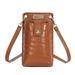 Messenger Briefcase Bag Fashion Women Artificial Leather Stone Pattern Bag Hasp Phone Bag Shoulder Bag Messenger Bag Phone Bag D5 Bag