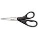 Design Line Straight Stainless Steel Scissors 8\ Long 3.13\ Cut Length Black Straight Handle