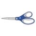 Westcott Kleenearth Soft Handle Scissors 8 Long 3.25 Cut Length Blue/Gray Straight Handle (15554)