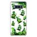 MUNDAZE Samsung Galaxy S10e Shockproof Clear Hybrid Protective Phone Case Gnomes Shamrock Lucky Green Clover St. Patrick Cover