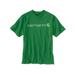 Carhartt Men's Loose Fit Heavyweight Short Sleeve Logo Graphic T-Shirt, Olive Green Heather SKU - 516813