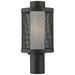 Nottingham 1 Light Textured Black Post Light