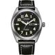 CITIZEN Herren Analog Quarz Uhr mit Leder Armband BM8560-29EE