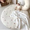 Fouriding Baby Squirrel Play Mat Baby Crawling Mat Baby Sleeping Cotton Rugs Baby Play Gym Mat for Activity Gym Floor Mat Kids Room Decorative (Squirrel)