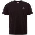 Kappa Ilyas Herren T-Shirt mit Logoband, Größe:L, Farben:Caviar