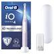 Oral-B iO4 Electric Toothbrushes For Adults, Gifts For Women / Men, 1 Toothbrush Head, Travel Case & Toothbrush Head Holder, 4 Modes With Teeth Whitening, UK 2 Pin Plug, Lavender