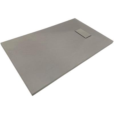 Duschwanne SANOTECHNIK "SMC Brausetasse", grau, B:90cm H:120cm T:2,6cm, Duschwannen, LxB: 120x90cm; schneidbar