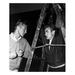 Tab Hunter Talking to James Dean - Unframed Photograph Paper in Black/White Globe Photos Entertainment & Media | 24 H x 20 W x 1 D in | Wayfair