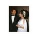 Elizabeth Taylor & Richard Burton Smiling at Each Other - Unframed Photograph Paper in Black/Brown/White Globe Photos Entertainment & Media | Wayfair