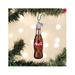 Old World Christmas No Pattern Hanging Figurine Ornament Glass in Brown/Red | 0.75 H x 0.75 W x 2.75 D in | Wayfair 729343870148