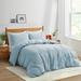 Joss & Main Boseman 100% Linen Duvet Reversible Duvet Cover Set Linen in Blue | King Duvet Cover + 2 King Pillowcases | Wayfair